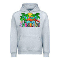 Heather Grey My Favorite Coloris Sunshine Urban Hoodie - CowhideDigitalArt