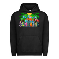 Pigment Black My Favorite Coloris Sunshine Urban Hoodie - CowhideDigitalArt