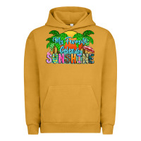 Pigment Peanut Butter My Favorite Coloris Sunshine Urban Hoodie - CowhideDigitalArt