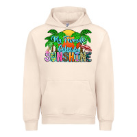 Sandshell My Favorite Coloris Sunshine Urban Hoodie - CowhideDigitalArt