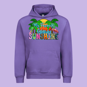 My Favorite Coloris Sunshine Urban Hoodie Designed By Cowhidedigitalart