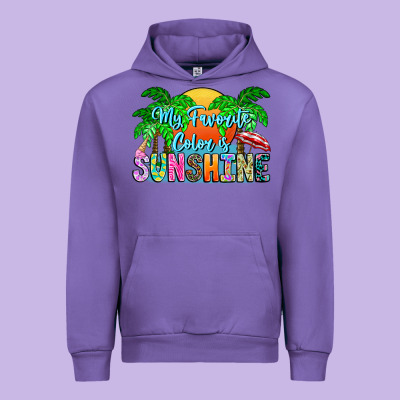 My Favorite Coloris Sunshine Urban Hoodie Designed By Cowhidedigitalart