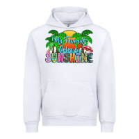 White My Favorite Coloris Sunshine Urban Hoodie - CowhideDigitalArt