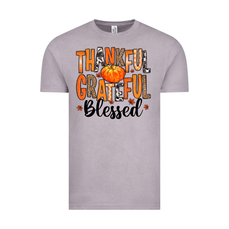 Thankful Grateful Blessed Vintage Tee by MaliasSmallBusiness | Teevron