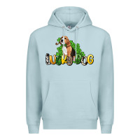 Blue Mist lucky dog St. Patrick's Premium Hoodie - HowdyJamesFarm