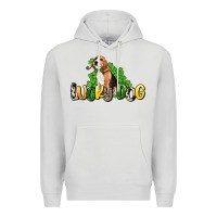 Dove Grey lucky dog St. Patrick's Premium Hoodie - HowdyJamesFarm