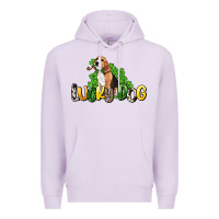 Lilac lucky dog St. Patrick's Premium Hoodie - HowdyJamesFarm