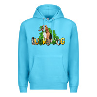 Ocean Blue lucky dog St. Patrick's Premium Hoodie - HowdyJamesFarm