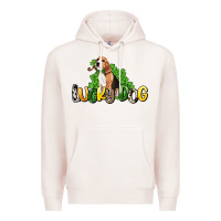 Pale Pink lucky dog St. Patrick's Premium Hoodie - HowdyJamesFarm