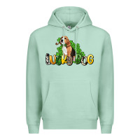 Seafoam lucky dog St. Patrick's Premium Hoodie - HowdyJamesFarm