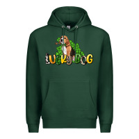 Sports Green lucky dog St. Patrick's Premium Hoodie - HowdyJamesFarm
