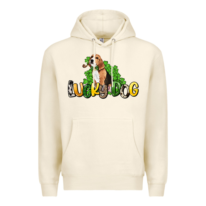 Lucky Dog St. Patrick's Premium Hoodie by HowdyJamesFarm | Teevron