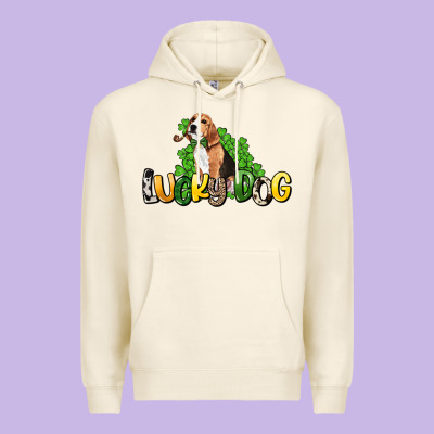 Lucky Dog St. Patrick's Premium Hoodie Designed By Howdyjamesfarm