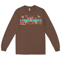 Chestnut floral chihuahua dogs Long Sleeve Tee - Jasminsmagicworld