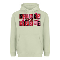 Matcha Shut up and kiss me Heavyweight Hoodie - FaDigitalArtStudio