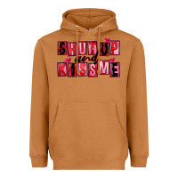 Meerkat Shut up and kiss me Heavyweight Hoodie - FaDigitalArtStudio