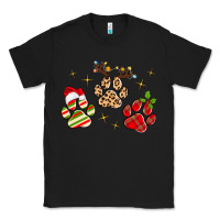 Black christmas paws Classic Tee - MaliasSmallBusiness