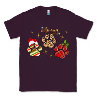 Plum christmas paws Classic Tee - MaliasSmallBusiness