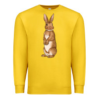 Lemon Bunny Easter Premium Sweatshirt - OliviaCreatesArt