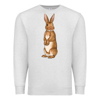 Oatmeal Heather Bunny Easter Premium Sweatshirt - OliviaCreatesArt