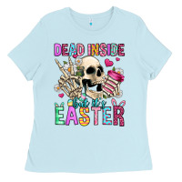Baby Blue dead inside but it's easter Ladies Tee - Jasminsmagicworld
