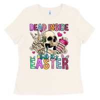 Bone dead inside but it's easter Ladies Tee - Jasminsmagicworld