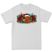 Christmas Mom Highland Cow Premium Tee | Teevron