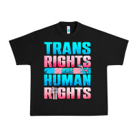Black Trans Rights Are Human Rights Urban Heavy Tee - BundleAndBundleShop