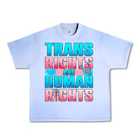 Grape Ice Trans Rights Are Human Rights Urban Heavy Tee - BundleAndBundleShop