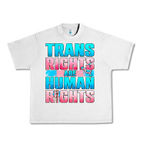 Lunar Rock Trans Rights Are Human Rights Urban Heavy Tee - BundleAndBundleShop