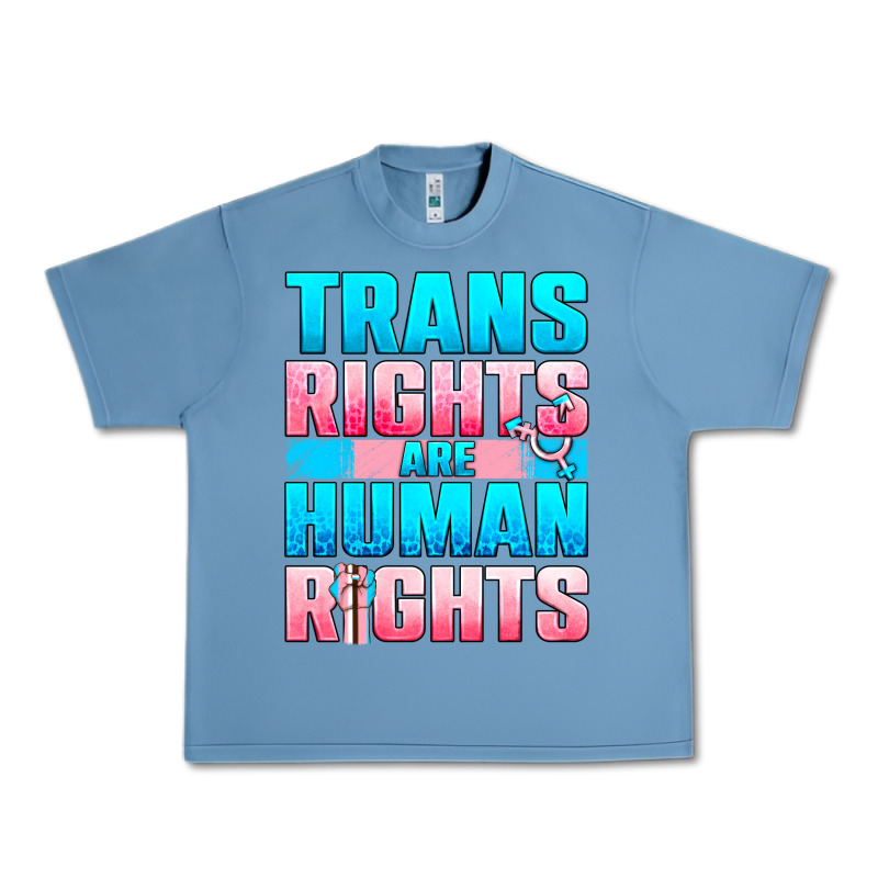 Trans Rights Are Human Rights Urban Heavy Tee by BundleAndBundleShop | Teevron