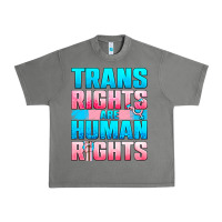 Tornado Trans Rights Are Human Rights Urban Heavy Tee - BundleAndBundleShop