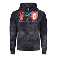 Cloud Black Peace Love Goats Vintage Hoodie - Jasminsmagicworld