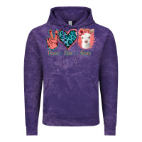 Cloud Purple Peace Love Goats Vintage Hoodie - Jasminsmagicworld