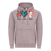 Vintage Zinc Peace Love Goats Vintage Hoodie - Jasminsmagicworld