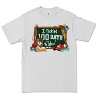 Dove Grey I tacked 100 days school Baseball Premium Tee - NancyCooperArtShop