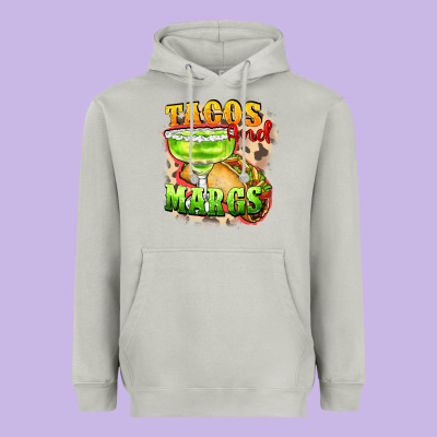 Tacos And Margs Heavyweight Hoodie Designed By Fadigitalartstudio