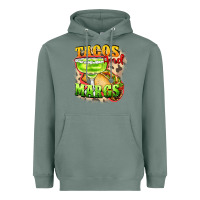 Sage Tacos and margs Heavyweight Hoodie - FaDigitalArtStudio