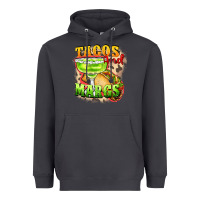 Smoke Tacos and margs Heavyweight Hoodie - FaDigitalArtStudio
