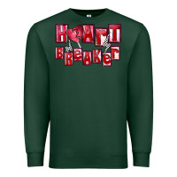 Sports Green Heart breaker Valentine's Day Premium Sweatshirt - FaDigitalArtStudio