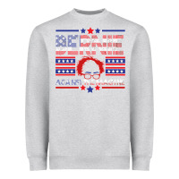 Heather Grey Bernie Against The Machine Heavyweight Sweatshirt - Bettercallsaul