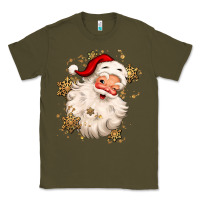Army Green Christmas santa claus Classic Tee - MaliasSmallBusiness