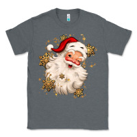 Charcoal Heather Christmas santa claus Classic Tee - MaliasSmallBusiness