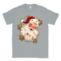 Heather Grey Christmas santa claus Classic Tee - MaliasSmallBusiness