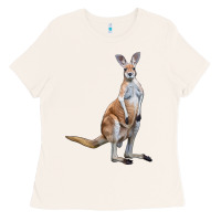Bone kangaroo Ladies Tee - LillyAllenDesigns