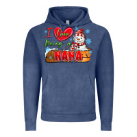 Vintage Denim i love being a nana Vintage Hoodie - MaliasSmallBusiness