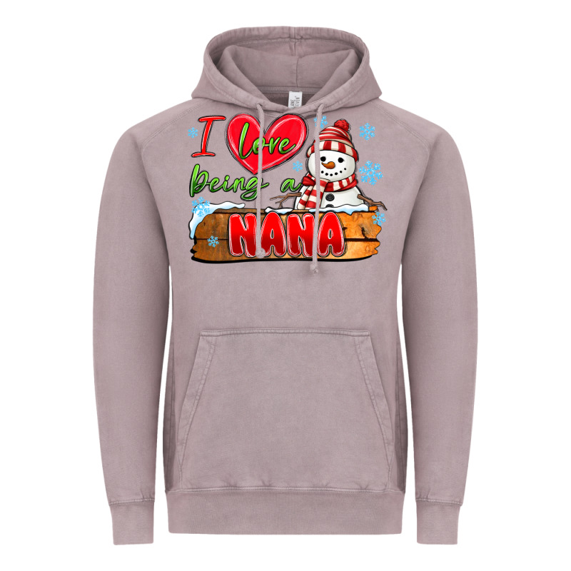 I Love Being A Nana Vintage Hoodie by MaliasSmallBusiness | Teevron