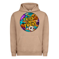 Pigment Burro Trick Or Treat Hallowen Round Urban Hoodie - LillyAllenDesigns