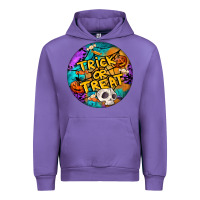 Tulip Trick Or Treat Hallowen Round Urban Hoodie - LillyAllenDesigns
