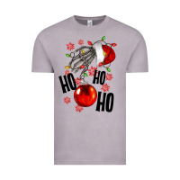 Vintage Zinc Ho ho ho skeleton Vintage Tee - NancyCooperArtShop